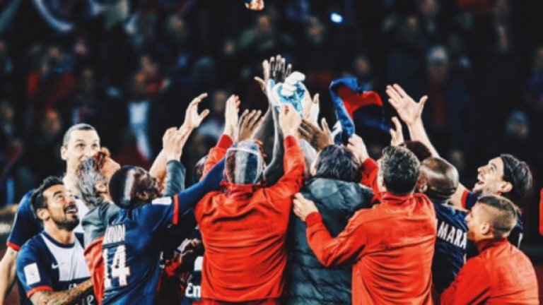 Да те подхвърля Златан? Не е зле. Дейвид Бекъм е във въздуха за края на кариерата си.