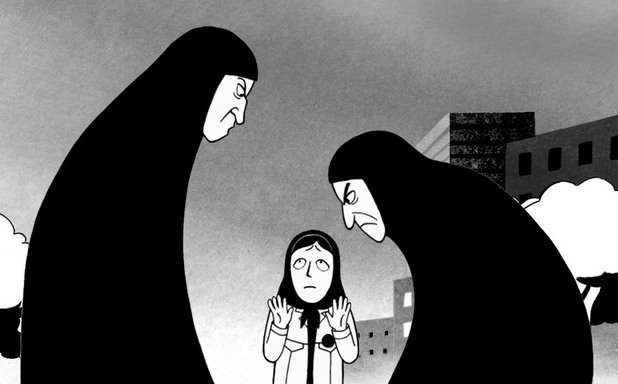 "Персеполис"

"Персеполис" е емоционална история за съзряване със силен политически и социален заряд, която няма да остави безучастни дори най-апатичните представители на публиката. 

Филмът е вдъхновен от реални събития и съдби и разказва за едно свободомислещо иранско момиче, което се опитва да преживее бруталната религиозна репресия след Иранската революция в края на 70-те години на миналия век. Темите и посланията са по-болезнено актуални от когато и да е било.

Рисунъкът е решен в черно-бяла палитра с остро експресионистичен стил, който подсилва драматизма на историята. "Персеполис" е един от най-смелите и важни филми за последните 20 години. 