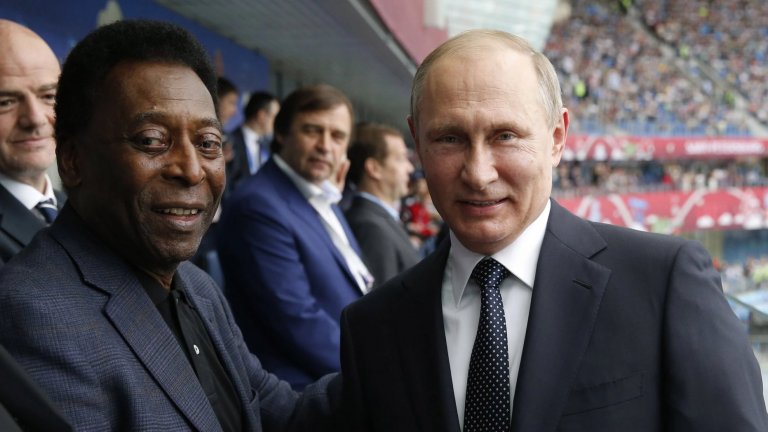 Пеле: Стисках ръката на Путин и се усмихвахме, а сега сме толкова разделени