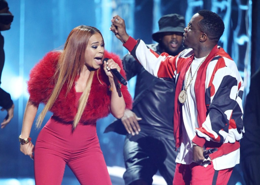 Faith Evans  и Diddy  с трибют за Notorious B.I.G.