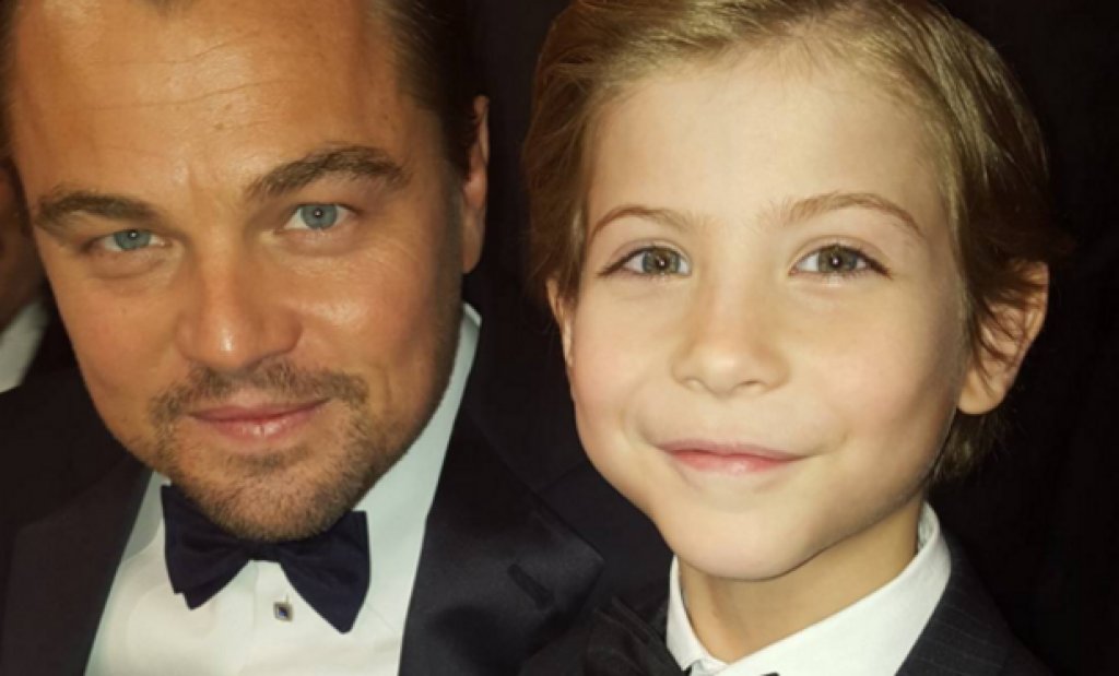 Джейкъб Тремблей с Леонардо ди Каприо