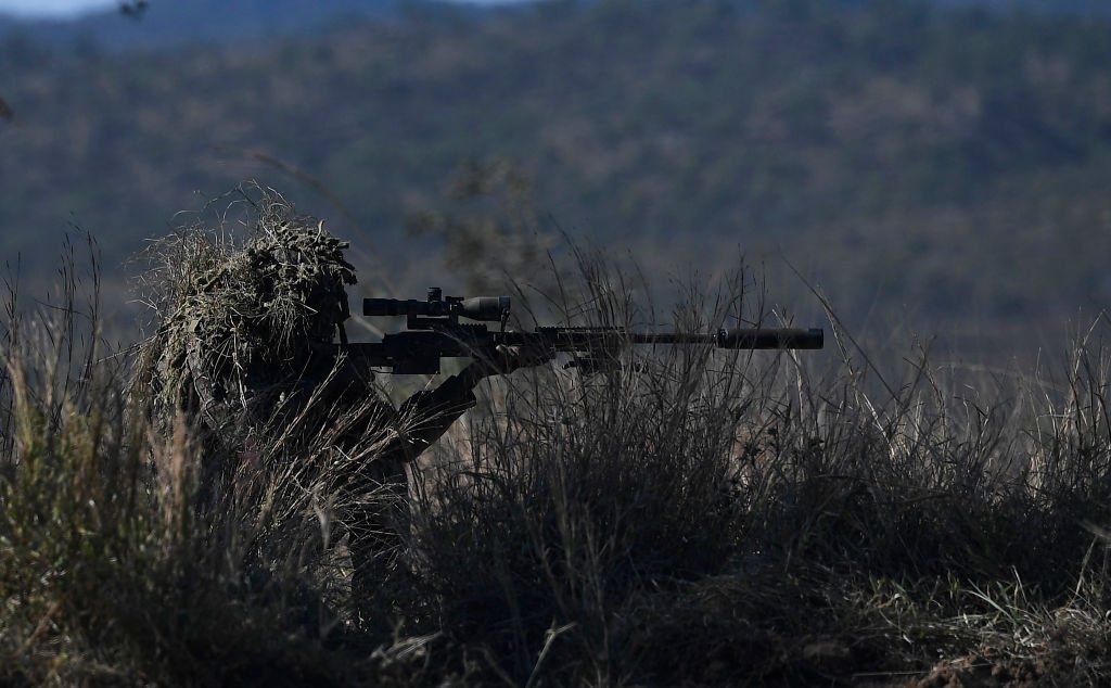 Australian Defence Force Troops Participate In Live Fire Exercise As Part Of Exercise Brolga Run 2020