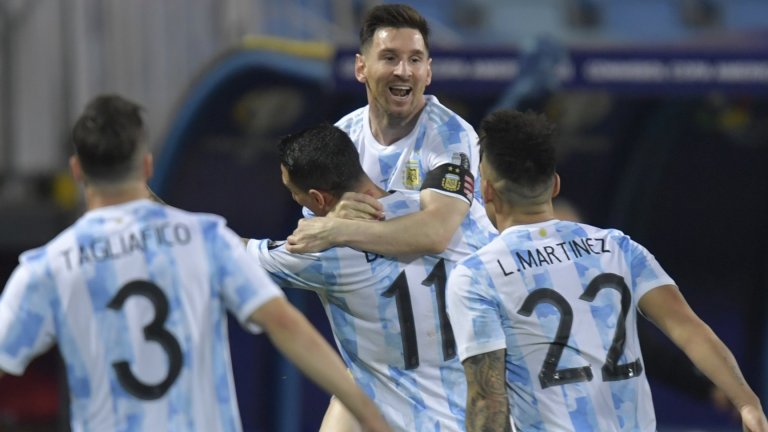 Блестящ Меси изпрати Аржентина на полуфинал (видео)