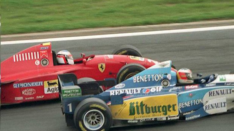 В средата на 90-те Ferrari не е заплаха за лидерите в шампионата