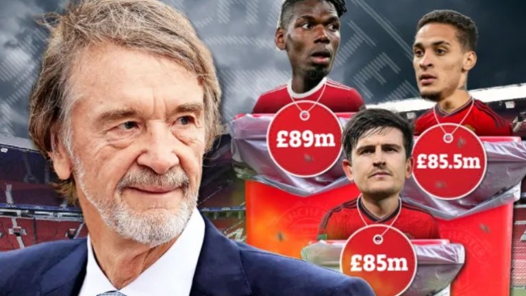 Сър Джим Ратклиф пита Юнайтед: Къде са трансферите за 1,4 млрд.?