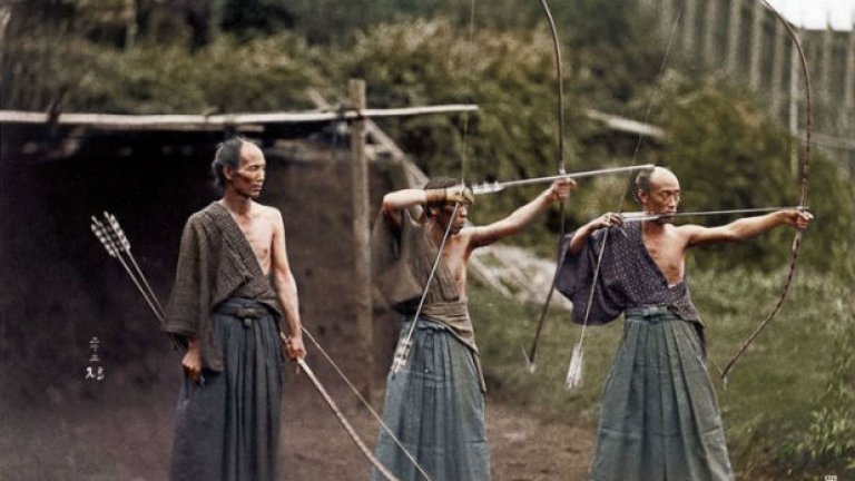 Японски стрелци, ок. 1860 г.