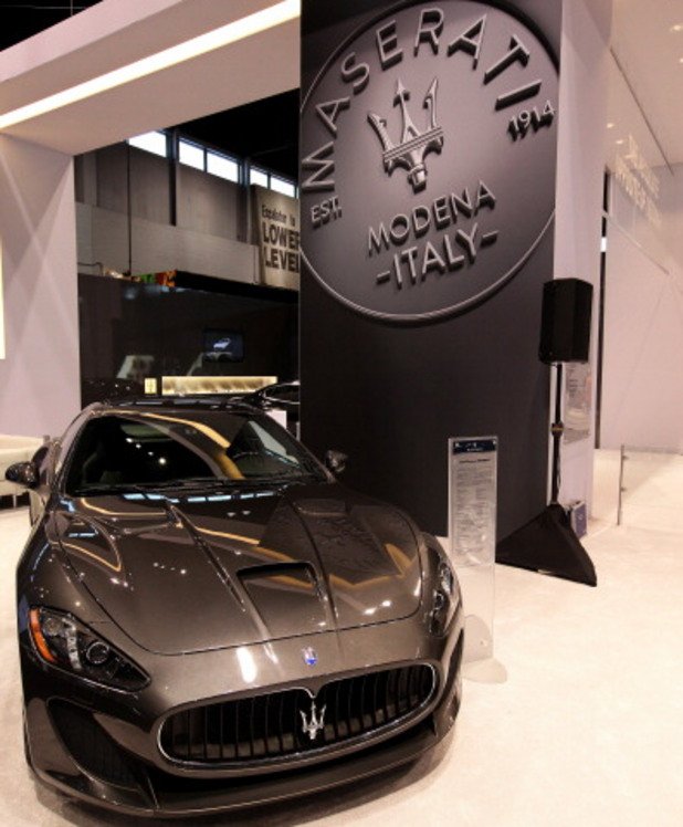 Февруари, 2014 година: Maserati Gran Turismo MC на 106-тото годишно автомобилно шоу в Чикаго