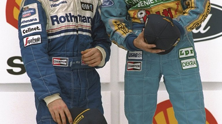Деймън Хил и Михаел Шумахер винаги са поддържали добри отношения