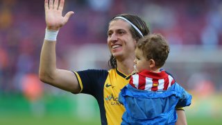 Филипе Луиш прекара общо осем години в Атлетико Мадрид, в които спечели по веднъж титлата и купата в Испания и два пъти трофея от Лига Европа