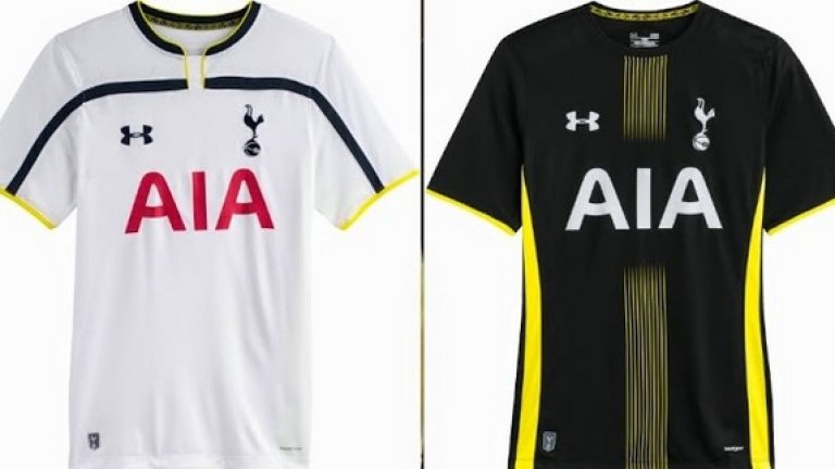 Тотнъм
Големият местен съперник на Арсенал заложи на традиционните цветове, без много експерименти.