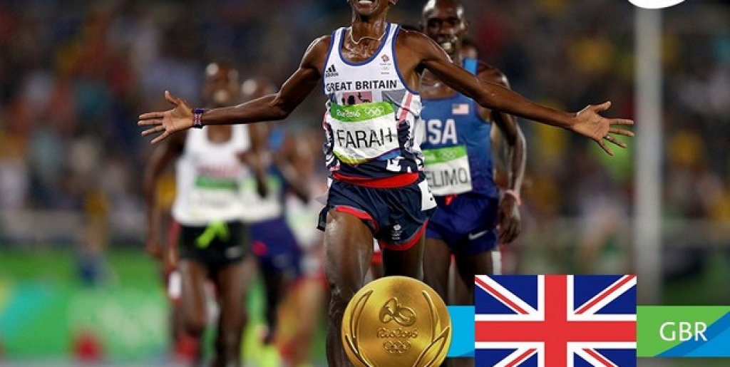 Дабъл-дабъл и за великия Мо
Мо Фара бе един от героите на Олимпиадата в Лондон, печелейки бяганията на 5000 м и 10 000 м. Британецът повтори невероятното си представяне и в Рио, отново грабвайки титлите в дългите дистанции. 