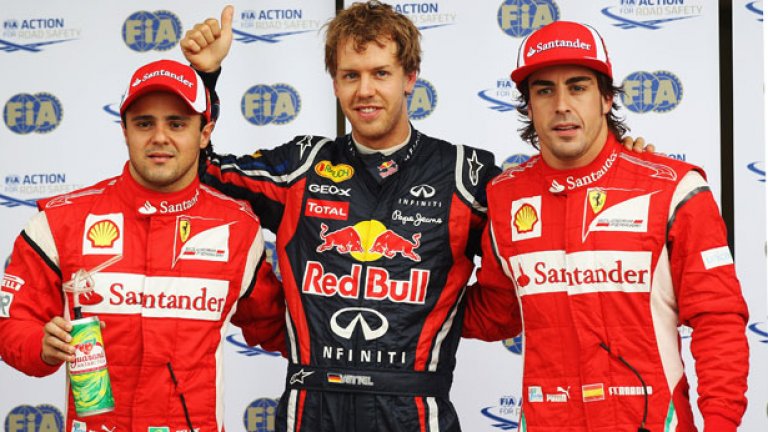 Фетел флиртува с Ferrari, но подписа за още един сезон с Red Bull