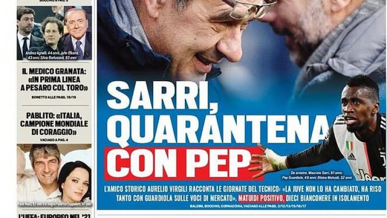 Сари и Пеп се смеят на трансферните спекулации