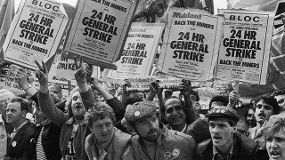 Trade unions held massive strikes