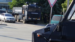 жандармерия, протест, роми, орландовци