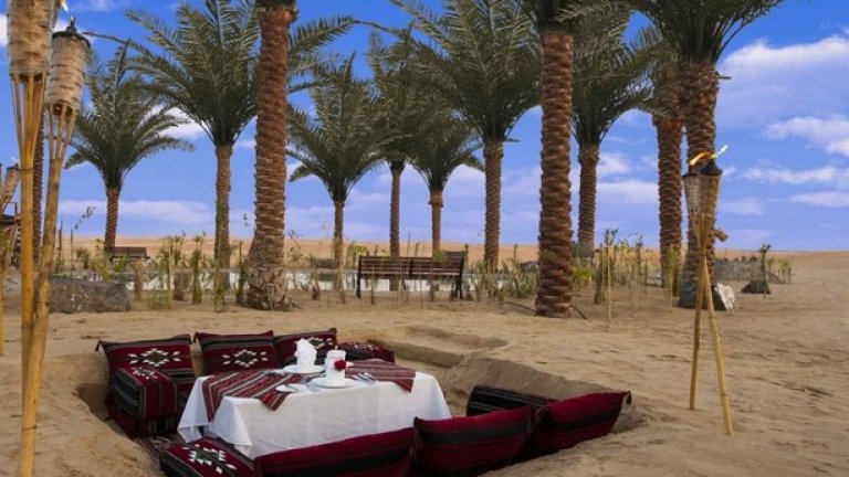 В оазисите, палмите, пустините и дори в камилския транспорт от край време се крие невероятна романтика