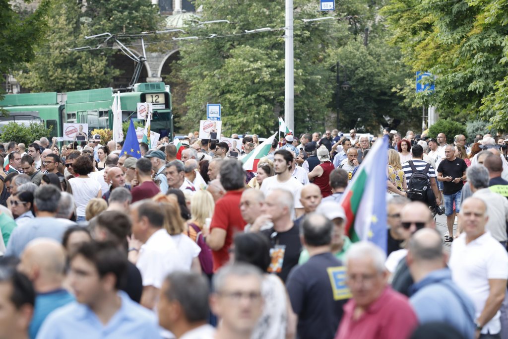 Протестът "Да свалим бухалките на деребеите" в снимки
