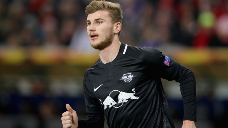 Тимо Вернер е с пет гола в шест мача в Бундеслигата, като има още два в Шампионската лига.