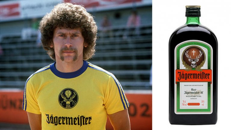 Jagermeister
През 1973 година Айнтрахт Брауншвайг играе с името на палавия алкохол върху фланелките си.