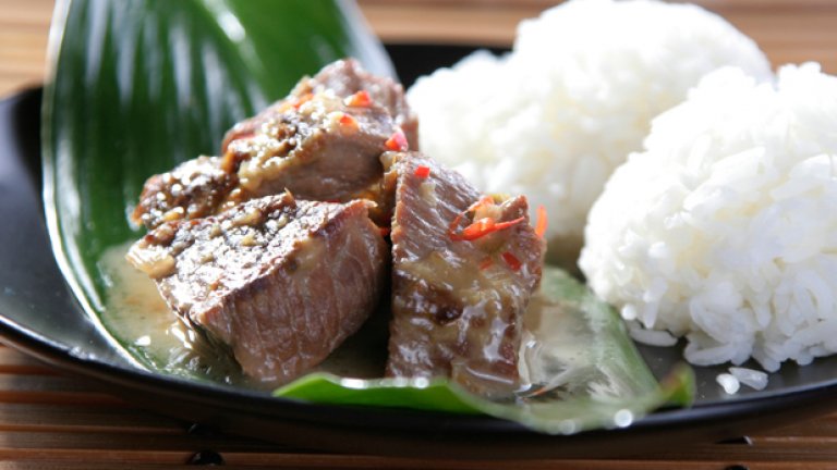 Телешко с кокосово къри (Снимка: сп. "Меню")