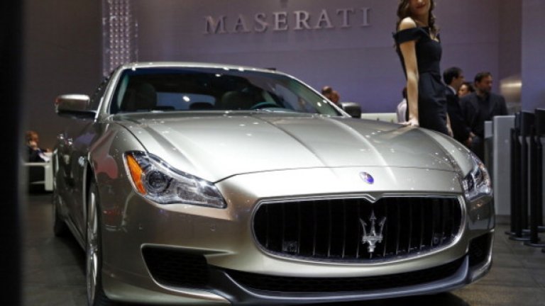 Maserati Quattroporte, производство на  Fiat, в деня на откриването на 84-тото международно автомобилно изложение в Женева, 4 март, 2014-та