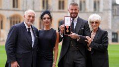 Дейвид Бекъм бе удостоен с рицарско звание от Крал Чарлз III