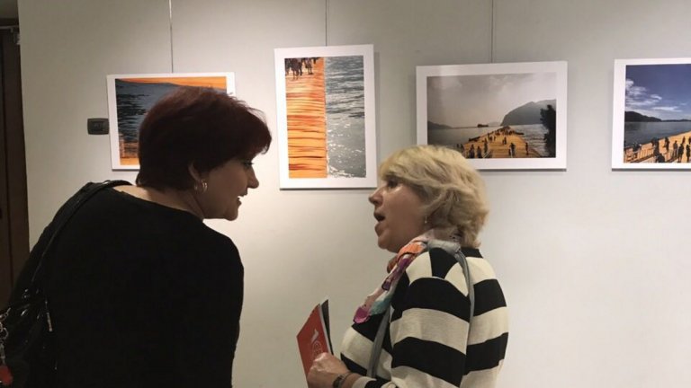 Изложбата "Мост към Кристо" беше представена в Рим