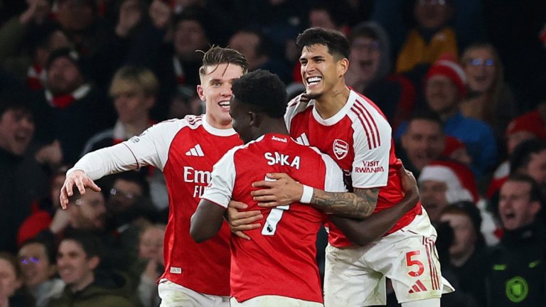 Два автогола спасиха слаб Арсенал в драма срещу последния
