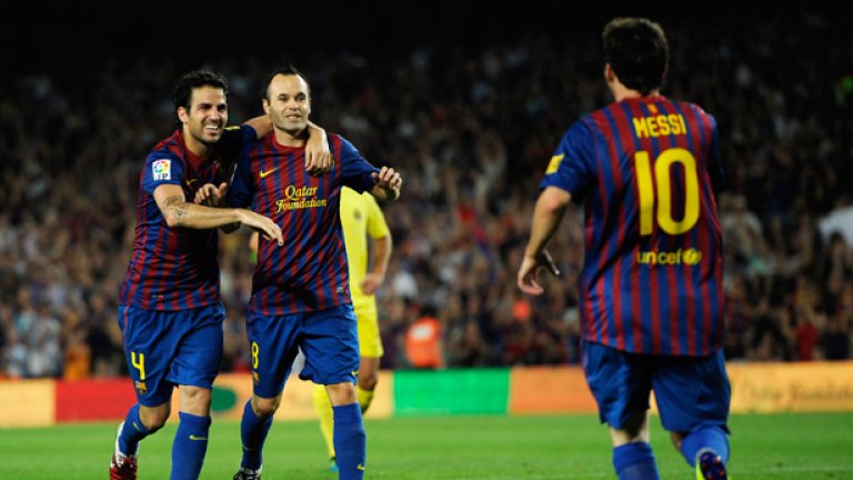 Два дни след загубата от Хетафе, футболистите на Барселона вкараха 4 гола на Райо Валекано