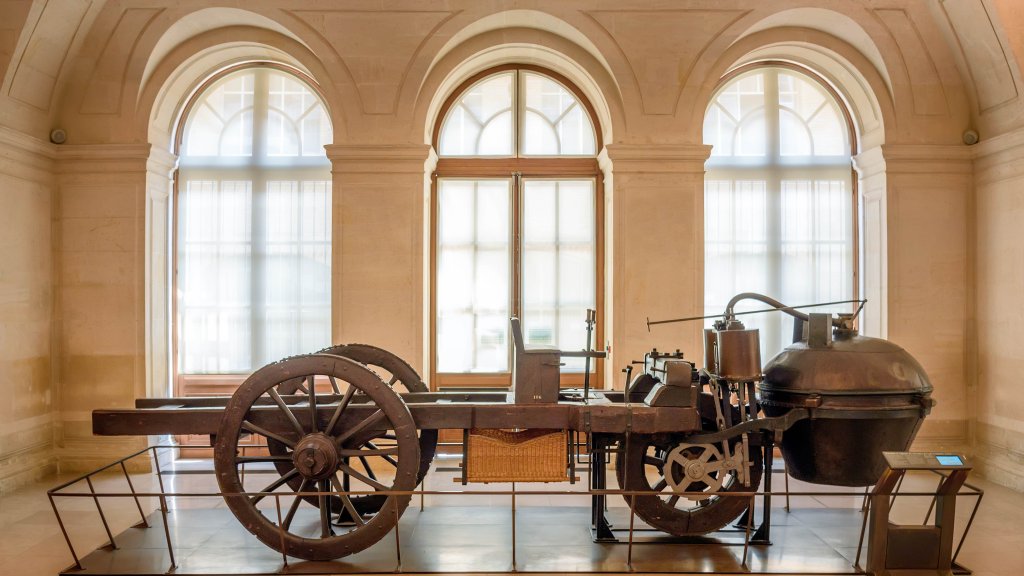 Joseph Cugnot's 1770 Fardier à Vapeur