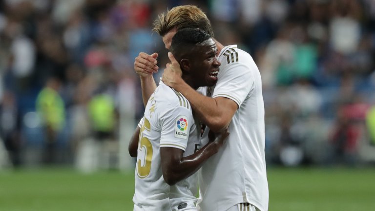 Винисиус даже се разплака след гола си, с който откри резултата