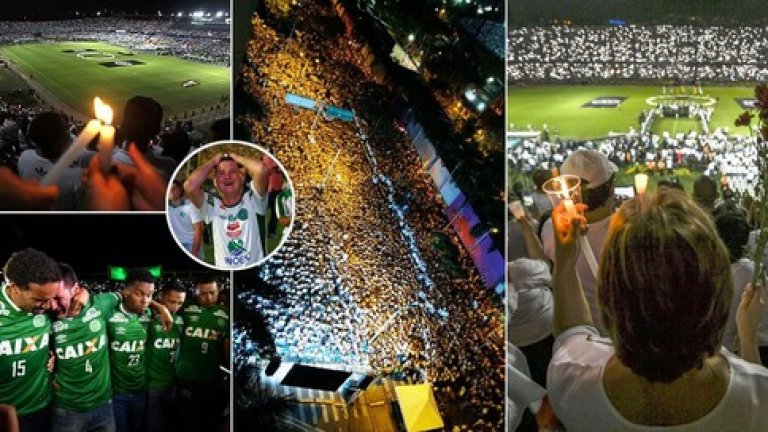 45 хиляди запалянковци на Атлетико се стекоха на клубния стадион "Атанасио Хирадот", облечени в специални бели възпоменателни фланелки.
