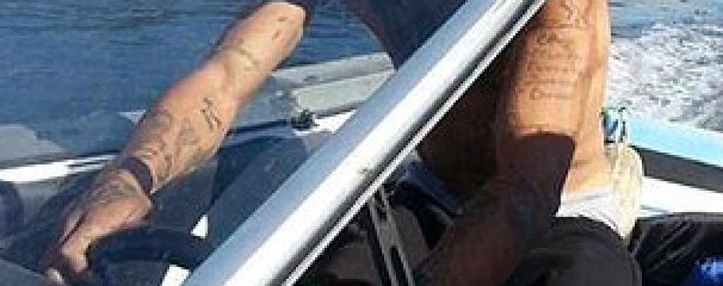 Снимката, която публикува малко, преди да излезе на свобода