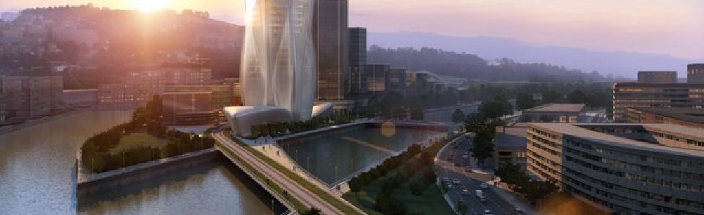 22-етажната офис сграда на банка BBK (Bilbao Bizkaia Kutxa) в Билбао, Испания, е един от красивите проекти на Zaha Hadid Architects, който в момента е в процес на изпълнение. 
Вижте в галерията най-интересните проекти и готови сгради на студиото
