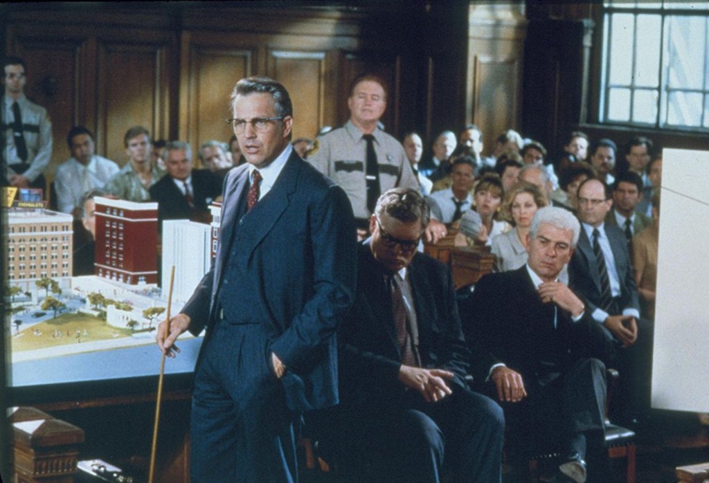 Кевин Костнър в \"JFK\", 1991