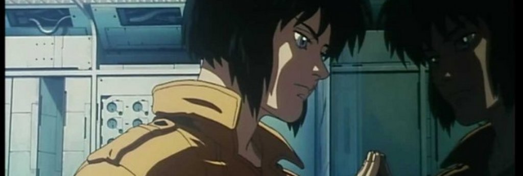 Главната героиня Мотоко Кусанаги в анимацията Ghost in the Shell