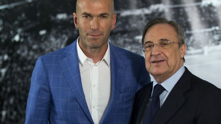 Зинедин Зидан и Флорентино Перес търсят следващото поколение звезди на Реал