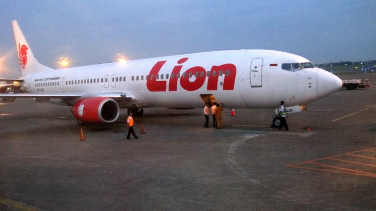 Boeing 737 Max на lion Air