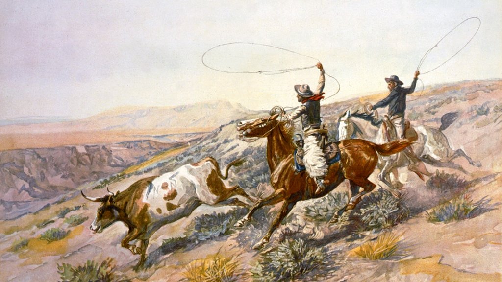 Charles_Marion_Russell_-_Buccaroos_(1902)