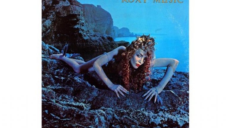Джери Хол на обложката на албума "Siren" (1975) е на британската група Roxy Music.