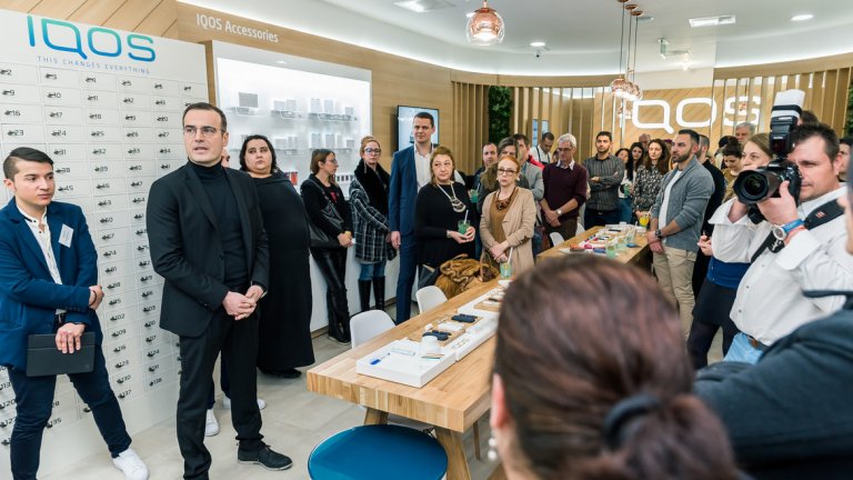 Филип Морис отвори първия специализиран IQOS бутик в България