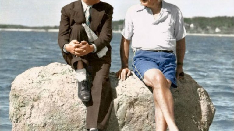 Алберт Айнщайн в Лонг Айлънд, 1939 г.