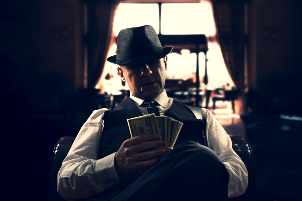 Italian mafia gangster