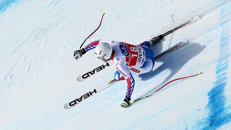 Френски скиор полетя с над 160 км/ч