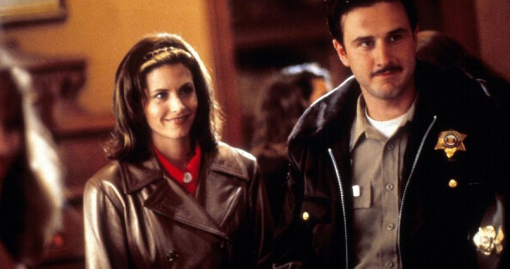 Кортни Кокс и Дейвид Аркет в Писък