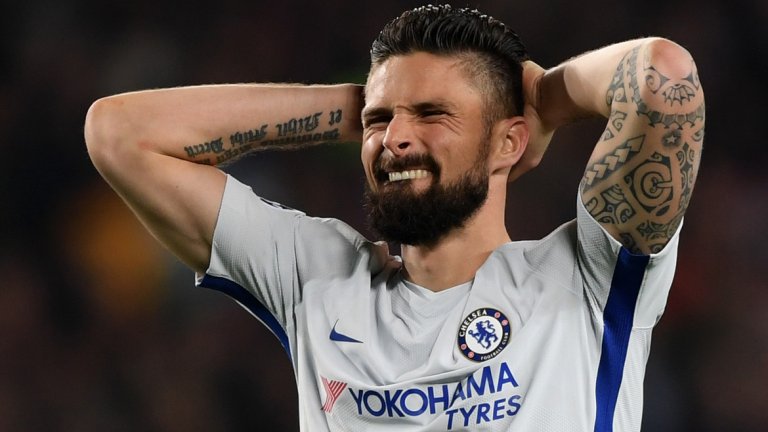 2. Челси не използва своите моменти, нямаше и късмет
Челси имаше достатъчно шансове да се върне в мача при резултат 2:0 и именно тогава беше ключовата фаза от двубоя. Както отбеляза и Антонио Конте впоследствие, „сините” просто не успяха да използват достатъчно добре положенията си, за разлика от Барса. 
Не им достигна и малко шанс – гредата на Маркос Алонсо в самия край на първото полувреме можеше да е голът, който да промени развоя. А някой друг съдия вероятно би отсъдил дузпа при ситуацията с Пике и откъсващия се пред него Алонсо. Както и да беше влязъл в битката, Челси трябваше да разчита поне на мъничка доза шанс, за да има възможността да отстрани Барселона, но и в двата мача шансът обърна гръб на английския шампион.