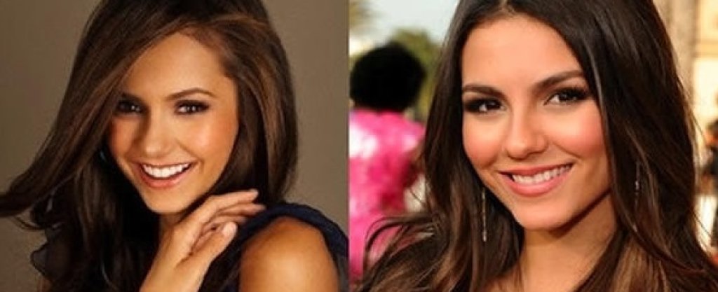 Нина Добрев и Виктория Джъстис