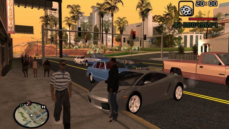  Grand Theft Auto: San Andreas 

Когато Grand Theft Auto III се появи през 2001 г. за PlayStation 2 (точно така, РС версията идва едва половин година по-късно), играта бе приветствана като революция в гейминга. В онази далечна година 3D графиката и концепцията за отворен свят бяха нещо съвсем ново и съвсем закономерно се приеха много положително. Последвалата я Grand Theft Auto: San Andreas е израз на порива на гейм индустрията да се възползва по най-разнообразен начин от новопридобитата свобода благодарение на напредналите хардуерни и софтуерни възможности. 

Смятано за едно най-значимите заглавия на шестото поколение и от много журналисти и геймъри за една от най-великите видеоигри, правени някога, San Andreas получи възторжени отзиви от много критици, които похвалиха музиката, историята и геймплея. Тя стана най-продаваната видеоигра на 2004 г., както и една от най-продаваните видеоигри за всички времена. Да вървиш свободно из града, да пребиваш случайни минувачи, да караш безцелно най-различни превозни средства и да се отклоняваш от историята с нелепи странични мисии звучи като евтино забавление, но едва ли има сериозен геймър, който да не се е отдал на него, дори и за малко. 

Моят личен спомен е, че именно San Andreas ме накара да си купя за пръв път геймпад, за да играя по-автентично.
