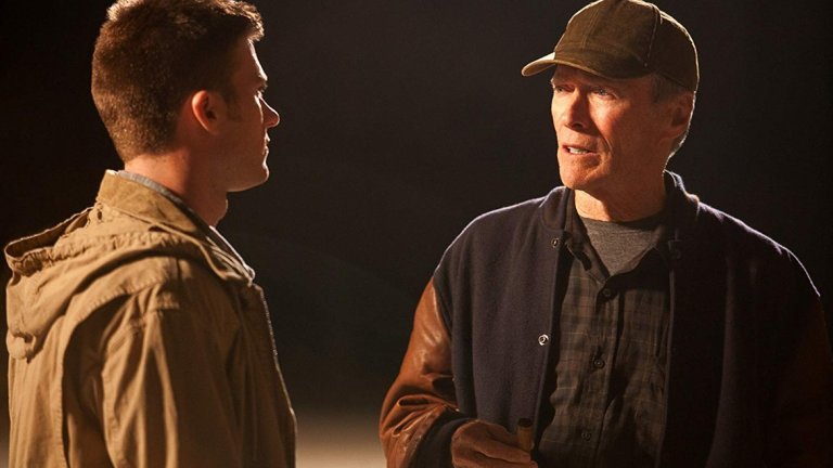 Скот Истууд прави екранния си дебют във военната драма от 2006 г. "Знамената на бащите ни" ("Flags of Our Fathers"), режисиран от Клинт Истууд. Двамата играят заедно и в "Gran Torino" (2008) и "Обратно в играта" ("Trouble With the Curve") от 2012. 
