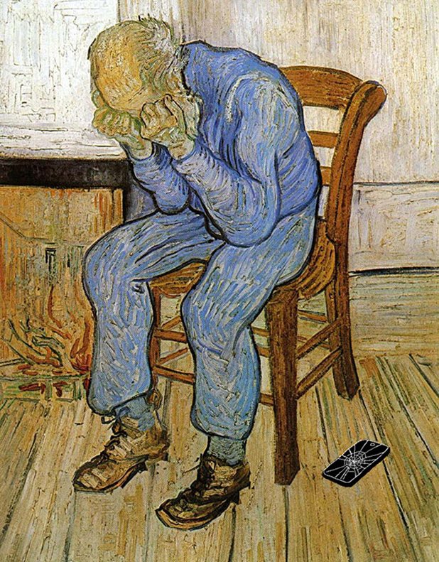 "Скръбта на стареца", Винсент ван Гог